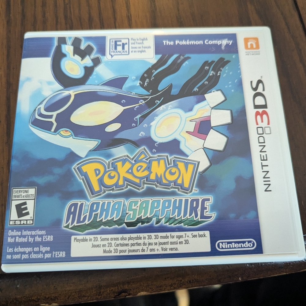 Pokemon Alpha Sapphire Case only